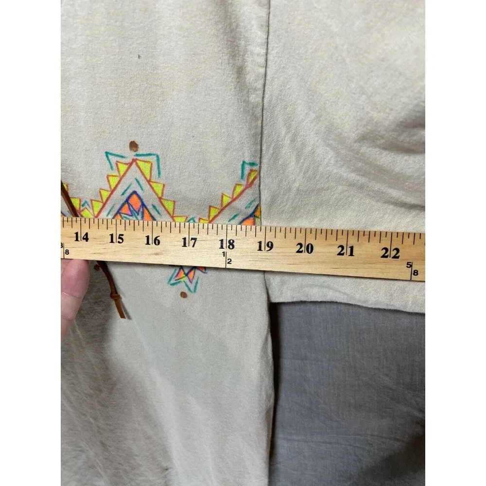 Champion Shirt Adult Large‎ White Indigenous Southwest Colorful String Mens - Picture 6 of 8